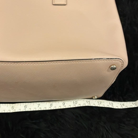 Kate Spade New York Rosy cheeks Schuyler Saffiano PVC Tote Bag - Picture 11 of 15